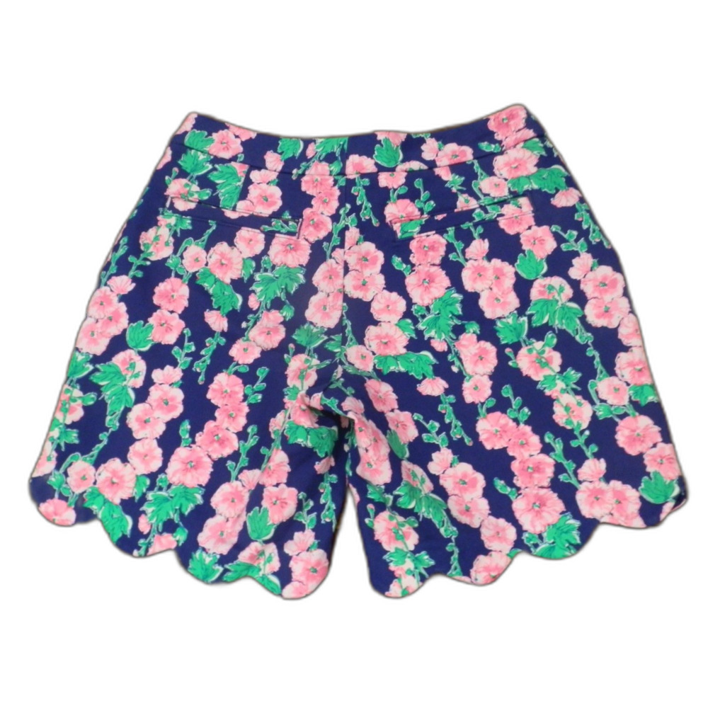 Lilly Pulitzer Darci Knit Oyster Bay Navy Shorts Women's Size 4 NWT - Picture 3 of 3